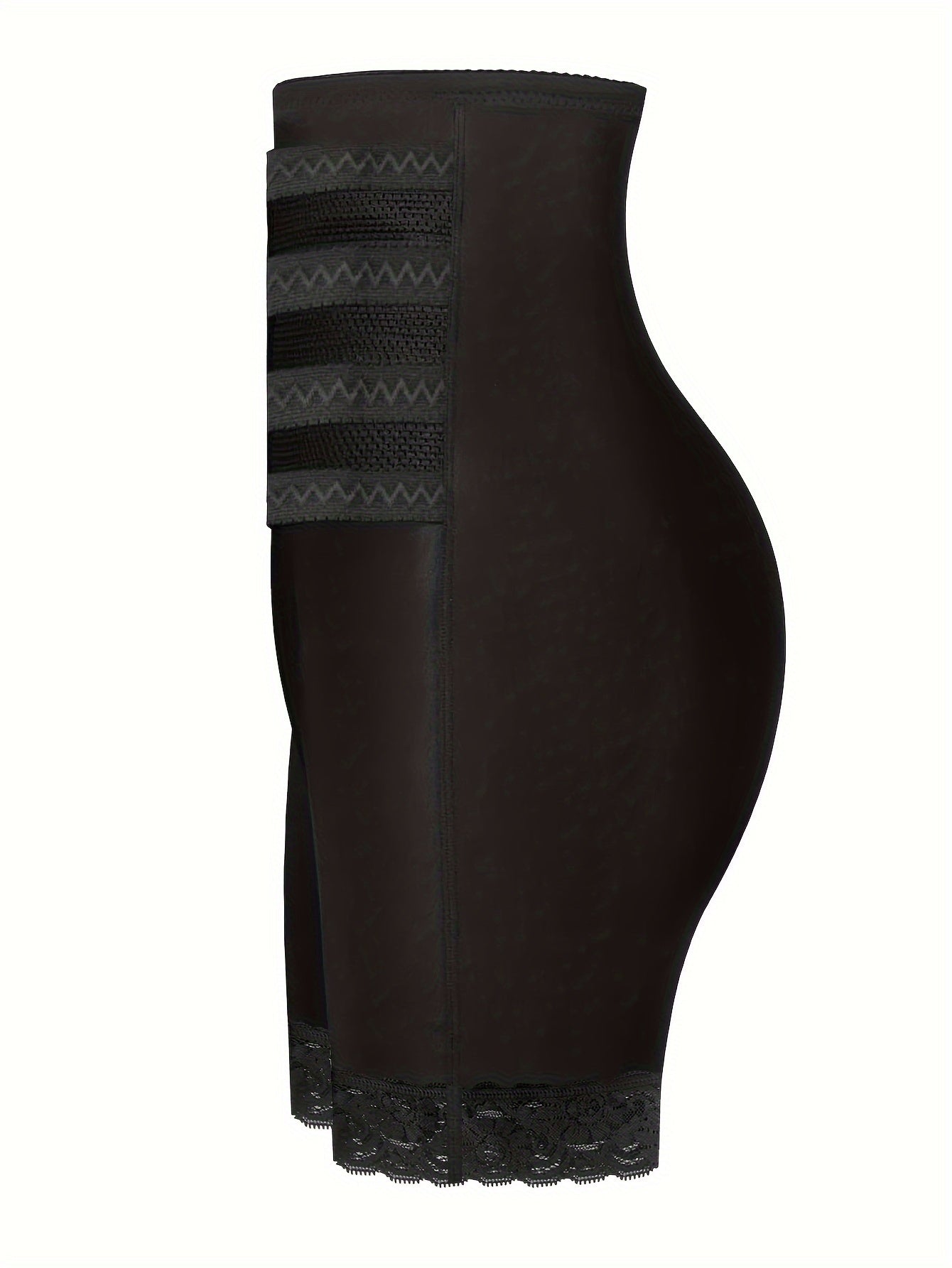 Women's Shaping Shorts Tummy Control Knit Fabric Solid Color Medium Support