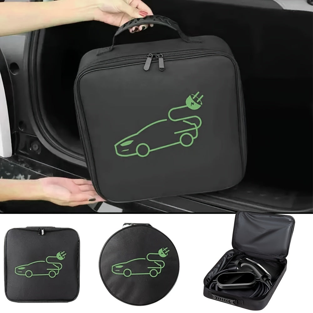 Portable EV Charger Cable Organizer Bag for Electric Vehicle Cables