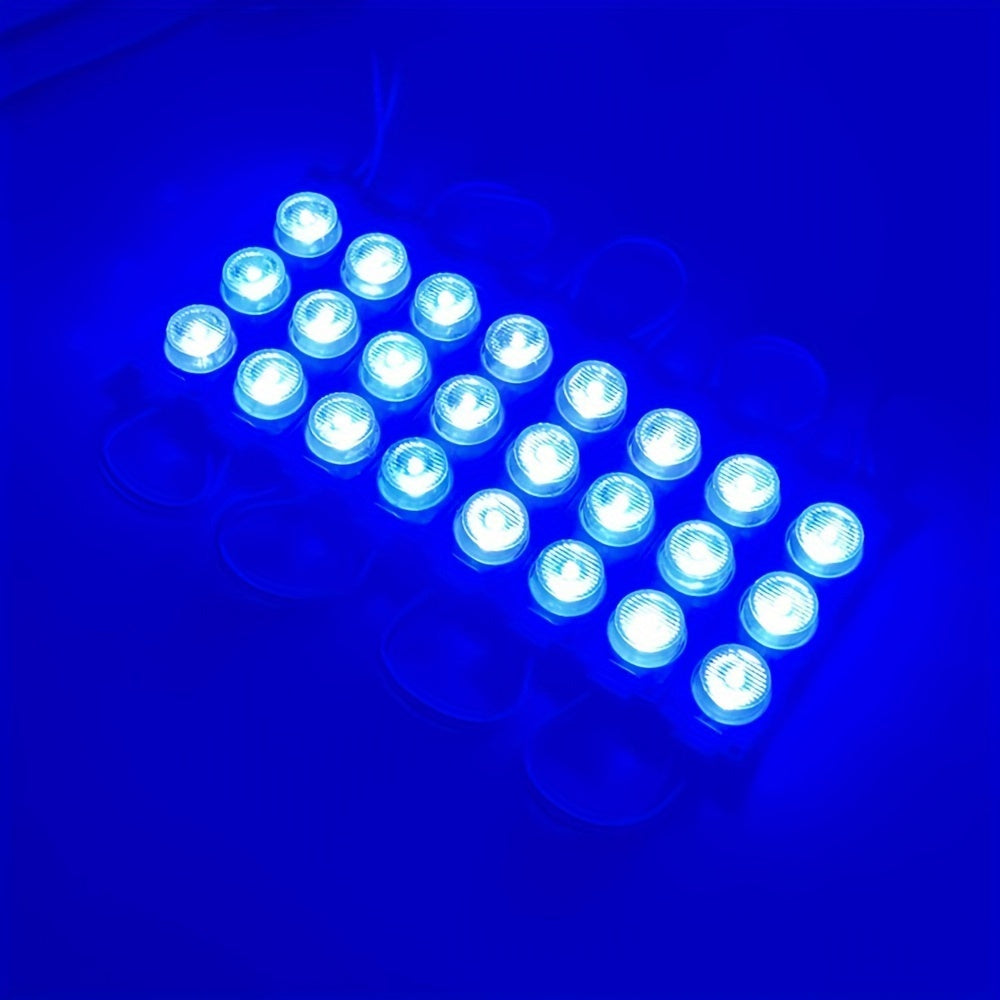 8 Pcs LED Round Module for Truck Car Side Warning Lights DC12V 24V