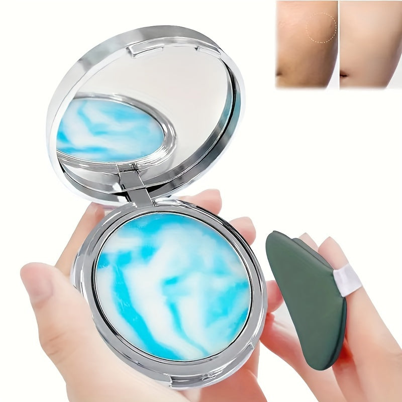 Polvo compacto de control de grasa con textura de gel suave mate para todo tipo de piel