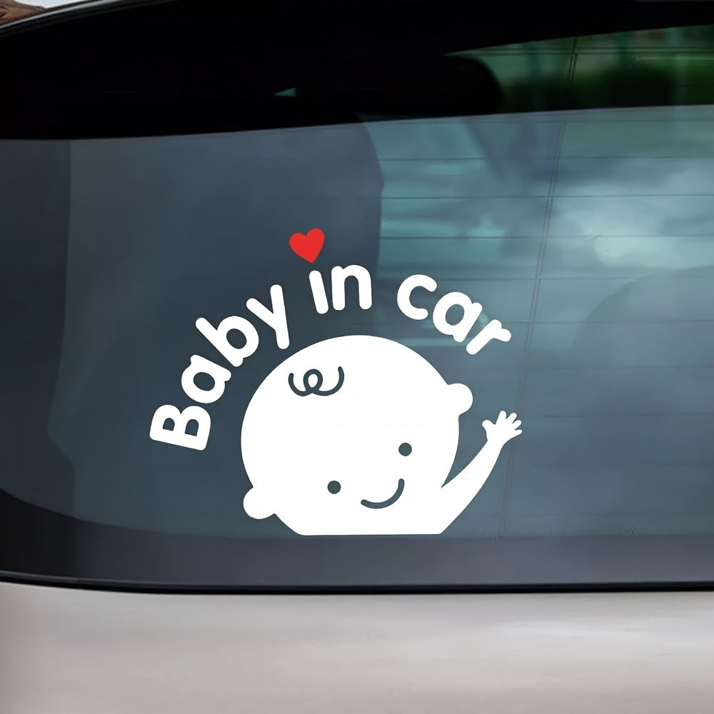 Kids Watercolor Cartoon Car Window Decal Waterproof Car Sticker