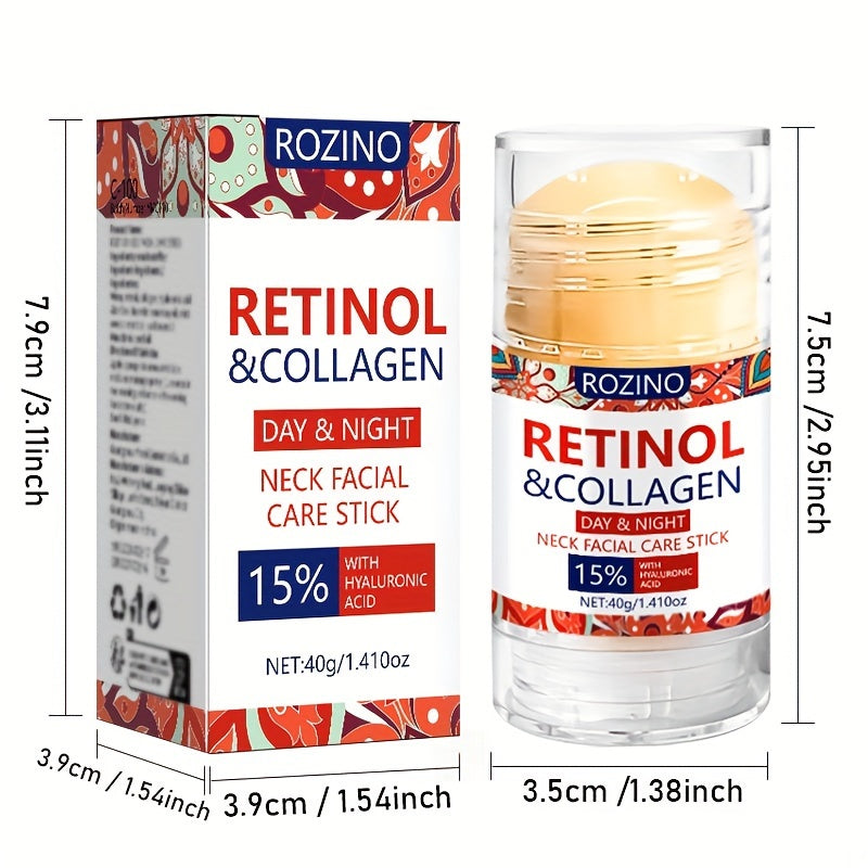 Women Dry Skin Hydrating Face and Neck Cream Stick Moisturizer with Aloe Vera and Retinol