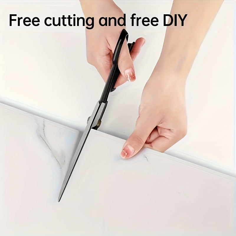 20 dona oq marmar vinil plitkalar oshxona va hammom uchun orqa panel uchun 59.97x30 sm peel and stick