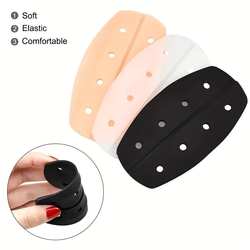 3 Silicone Shoulder Pads for Women's Lingerie Bra Accessories Non-Slip Cushioning