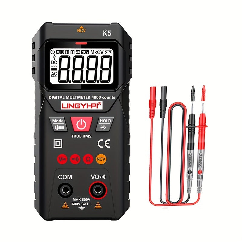 Digital Multimeter 4000V AC/DC Voltage Resistance Tester Auto Manual High Precision