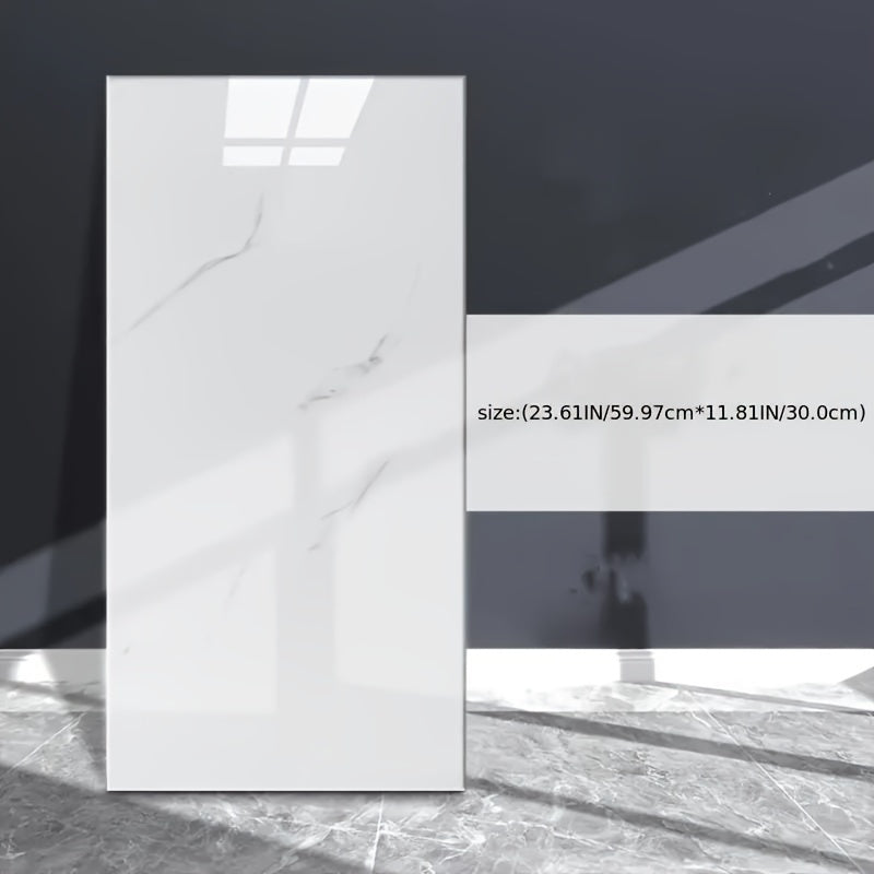 3D Marble Peel and Stick Wall Tiles Waterproof Vinyl Self-Adhesive Texturizing Decor