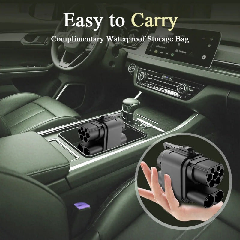 Electric Vehicle Charging Adapter CCS2 To CCS1 Fast EV Charger Converter