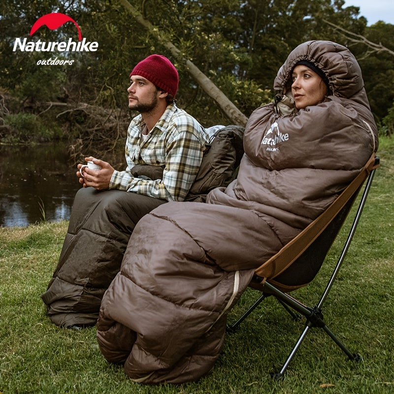 Thermal Envelope Sleeping Bag with Hood for 1 Person 20-39°F Polyester Synthetic