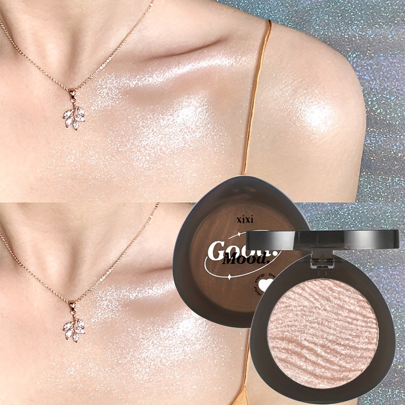 Dark Highlighter Palette for Face, Silky Fine Shimmer, Luminous Glow