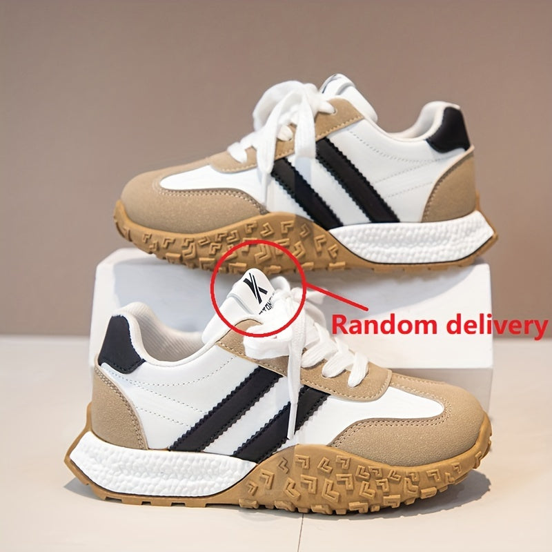 Kids Breathable Lightweight Sneakers Low Top Non-Slip Rubber Sole for Casual Outdoor Activities