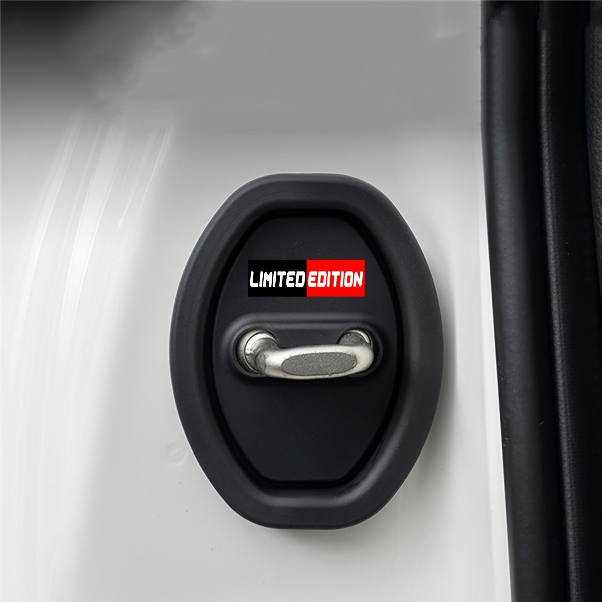 4Pcs Silicone Car Door Lock Cover Shock Absorber Protectors for Automotive