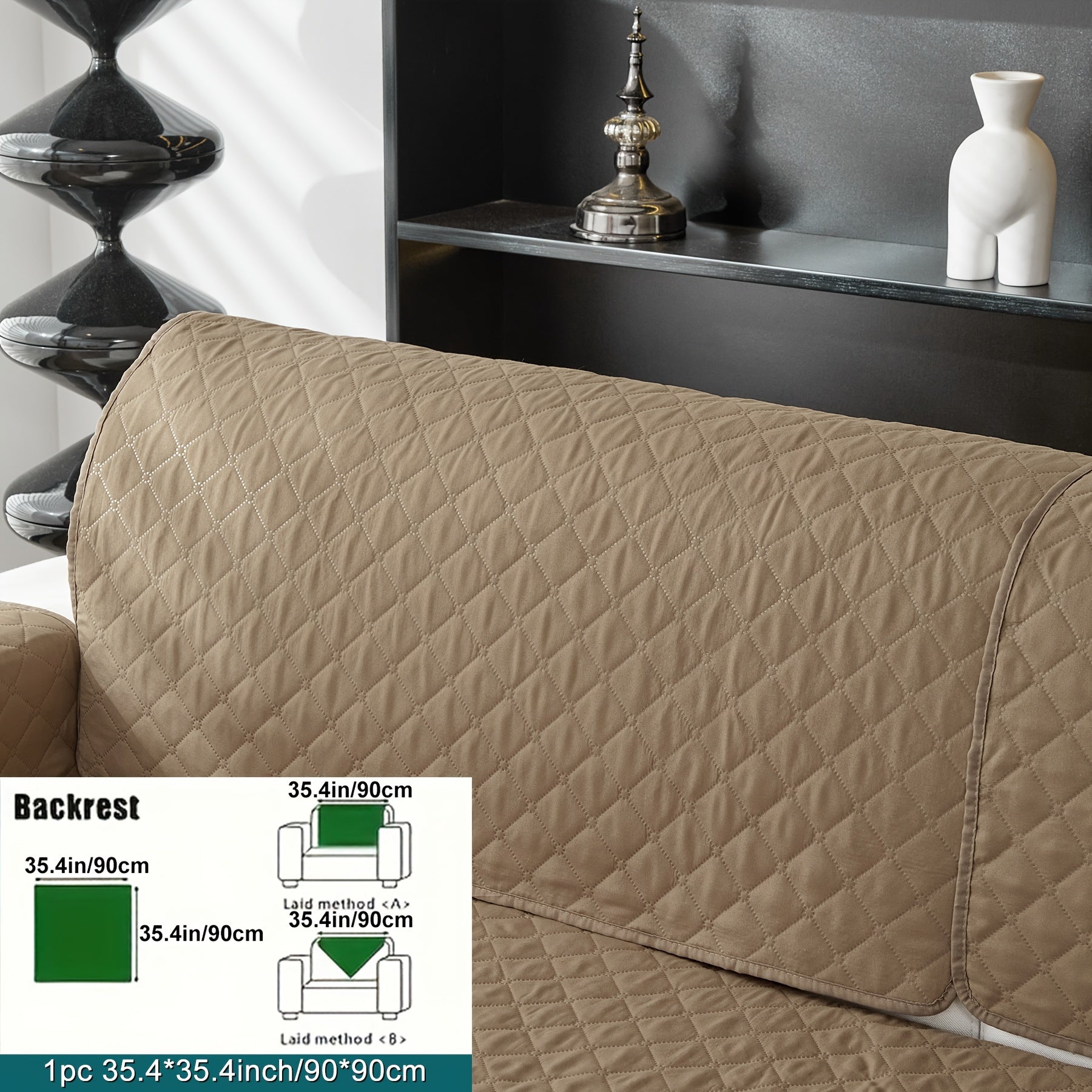 Anti-Slip Sofa Cushion Protector Machine Washable Durable Slip-Resistant Pad