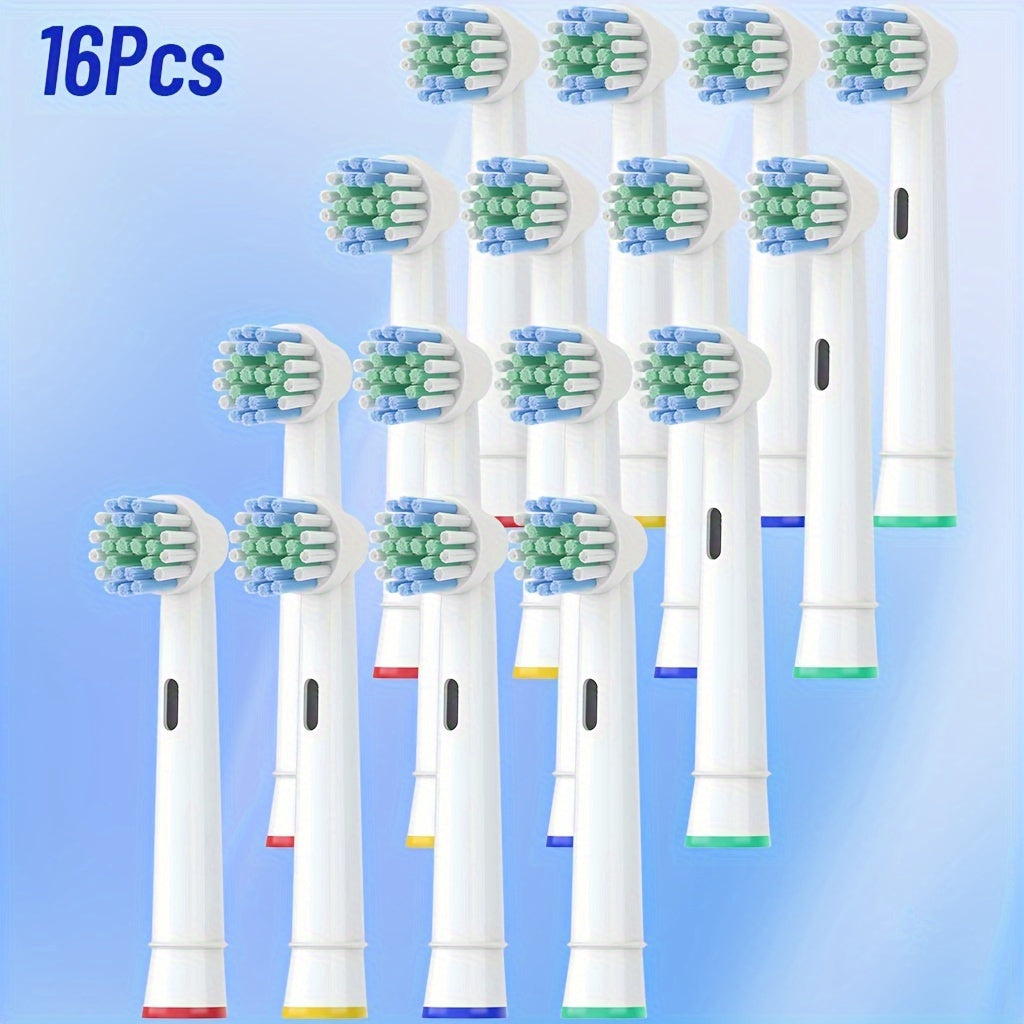 Electric Toothbrush Replacement Heads for Adults, White, Compatible with Sonic Electric Toothbrushes