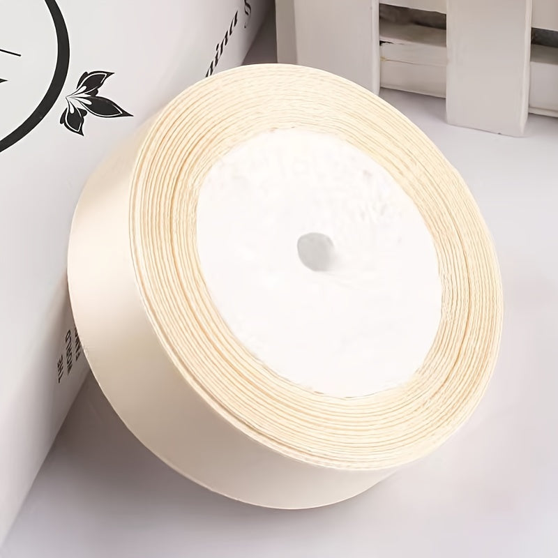 25 Yards Satin Ribbon for Headbands Gift Wrapping Crafts 2.5cm Wide