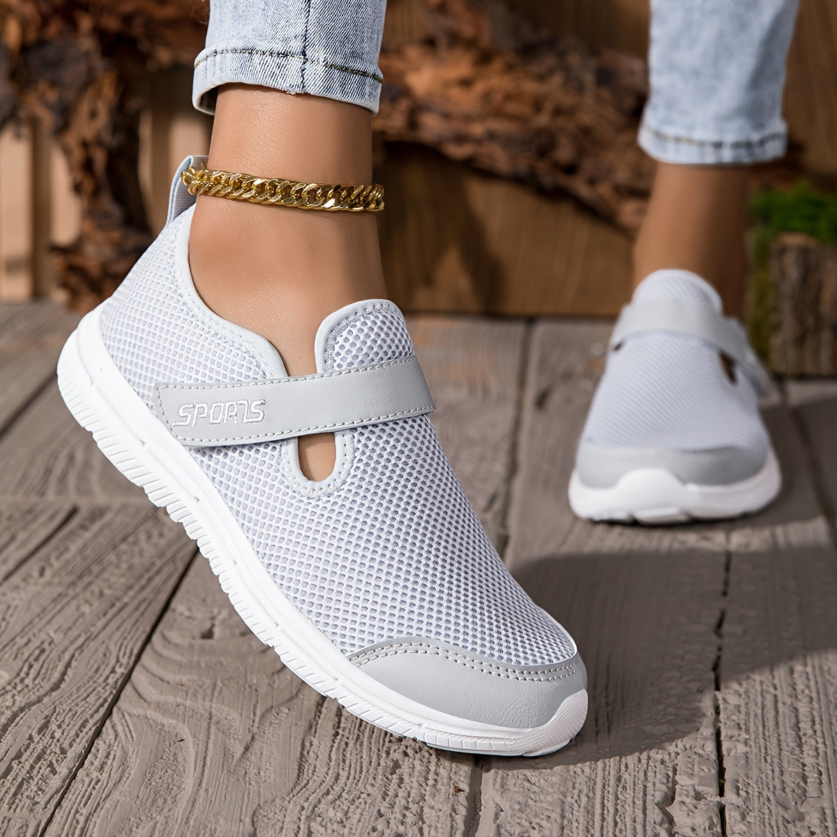 Women's Mesh Sneakers Lightweight Casual Shoes Black Comfortable Outdoor