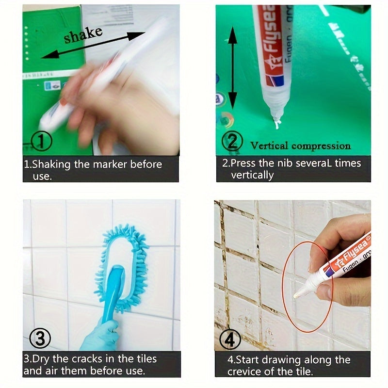 White Waterproof Gel Tile Sealer for Grout and Ceramic Tiles