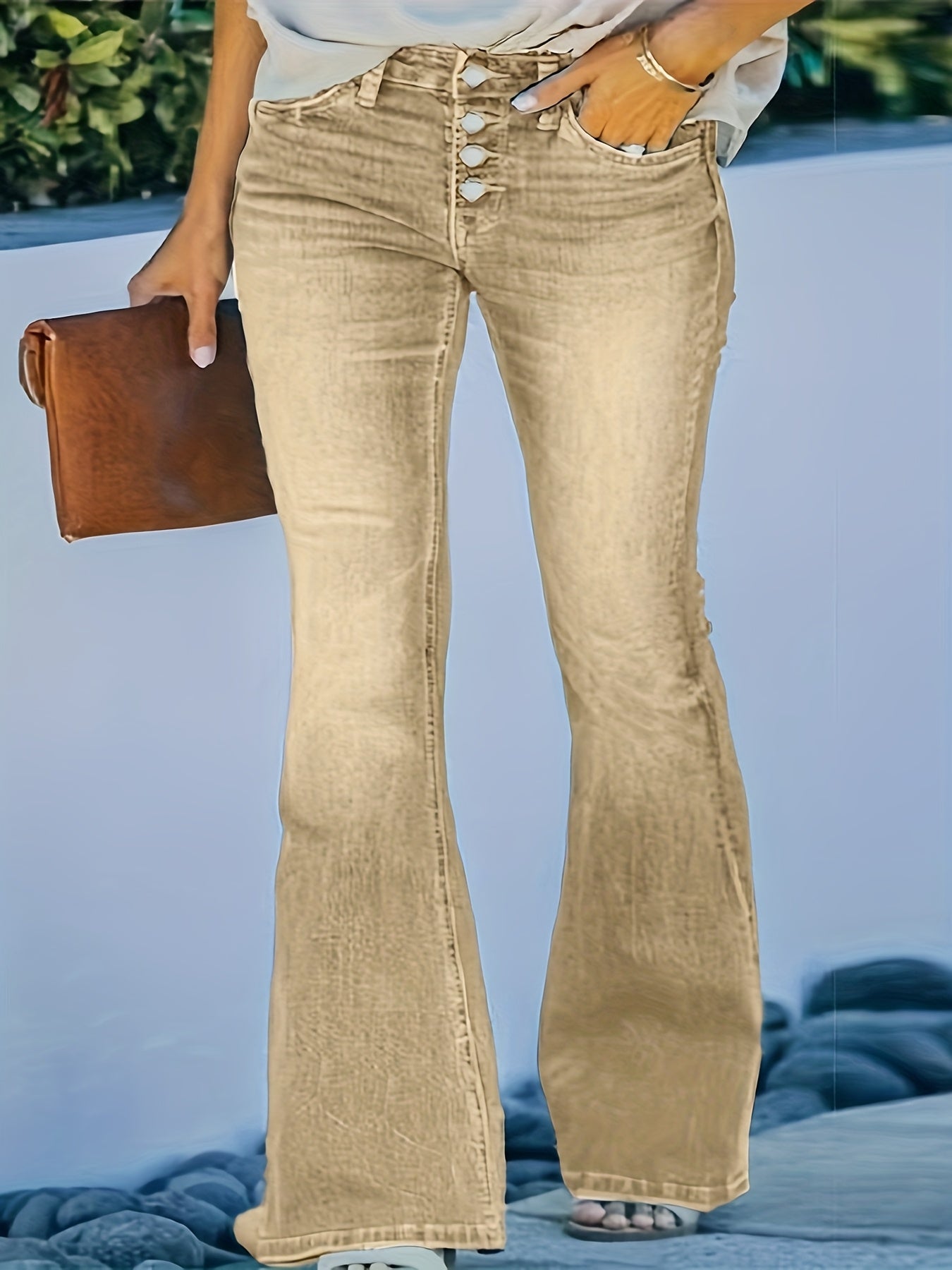 Ayollar uchun kengaytiriladigan elastanli kengaygan shimlar, ko'k, 14-24