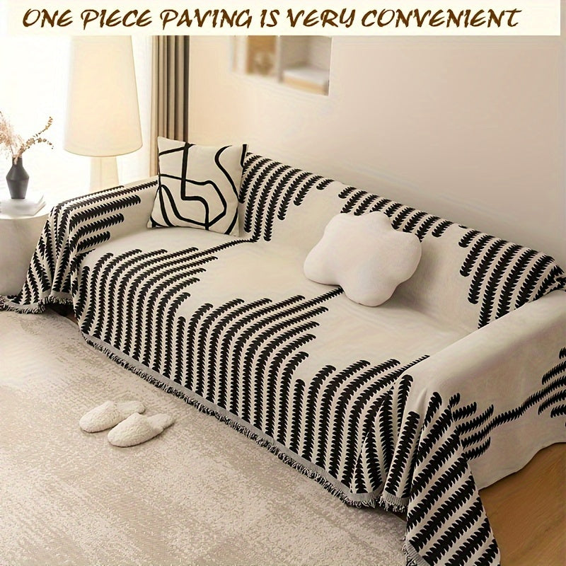 Chenille Sofa Slipcover All Seasons Modern Simple Furniture Protection Home Decor