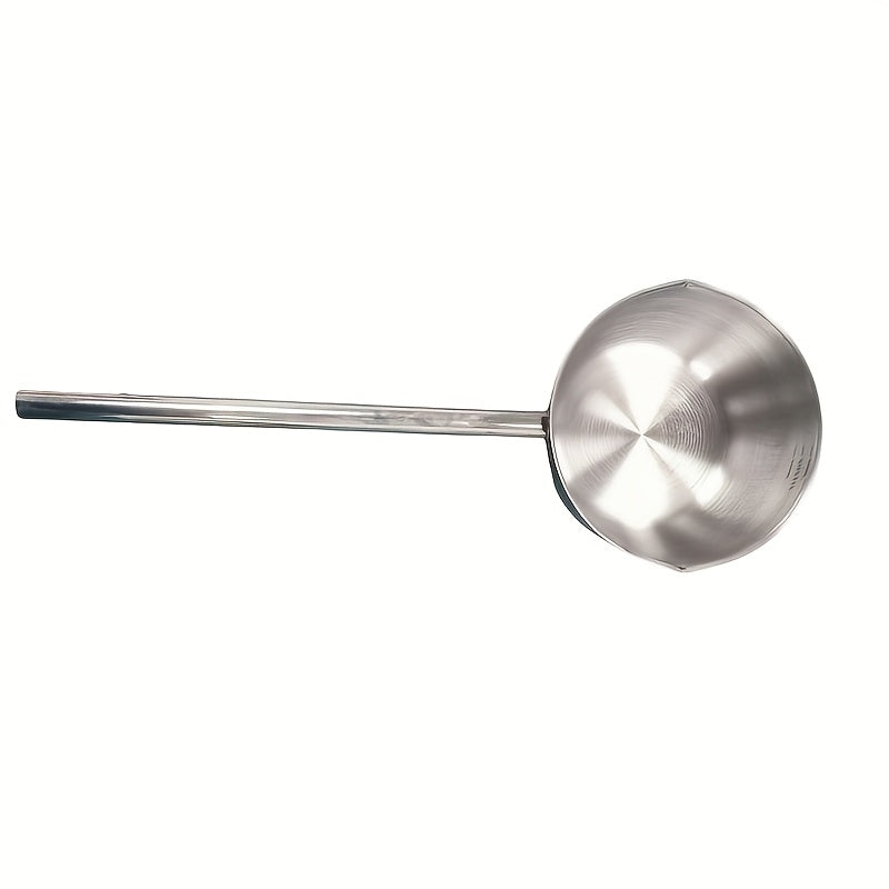 Stainless Steel Oil Pouring Pot, Compact Mini Soup Pan for Cooking and Outdoor Use