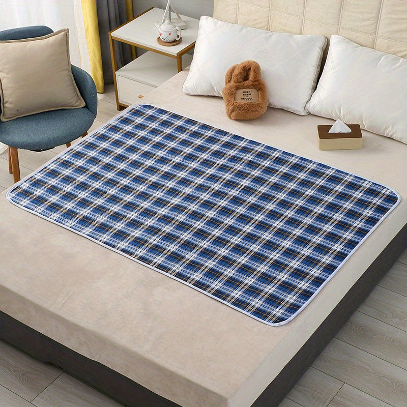 Водонепроницаемый пеленальный коврик для многократного использования - Мягкая ткань, многоразовый для ухода за пожилыми людьми, во время менструации и для домашних животных - Не требует питания