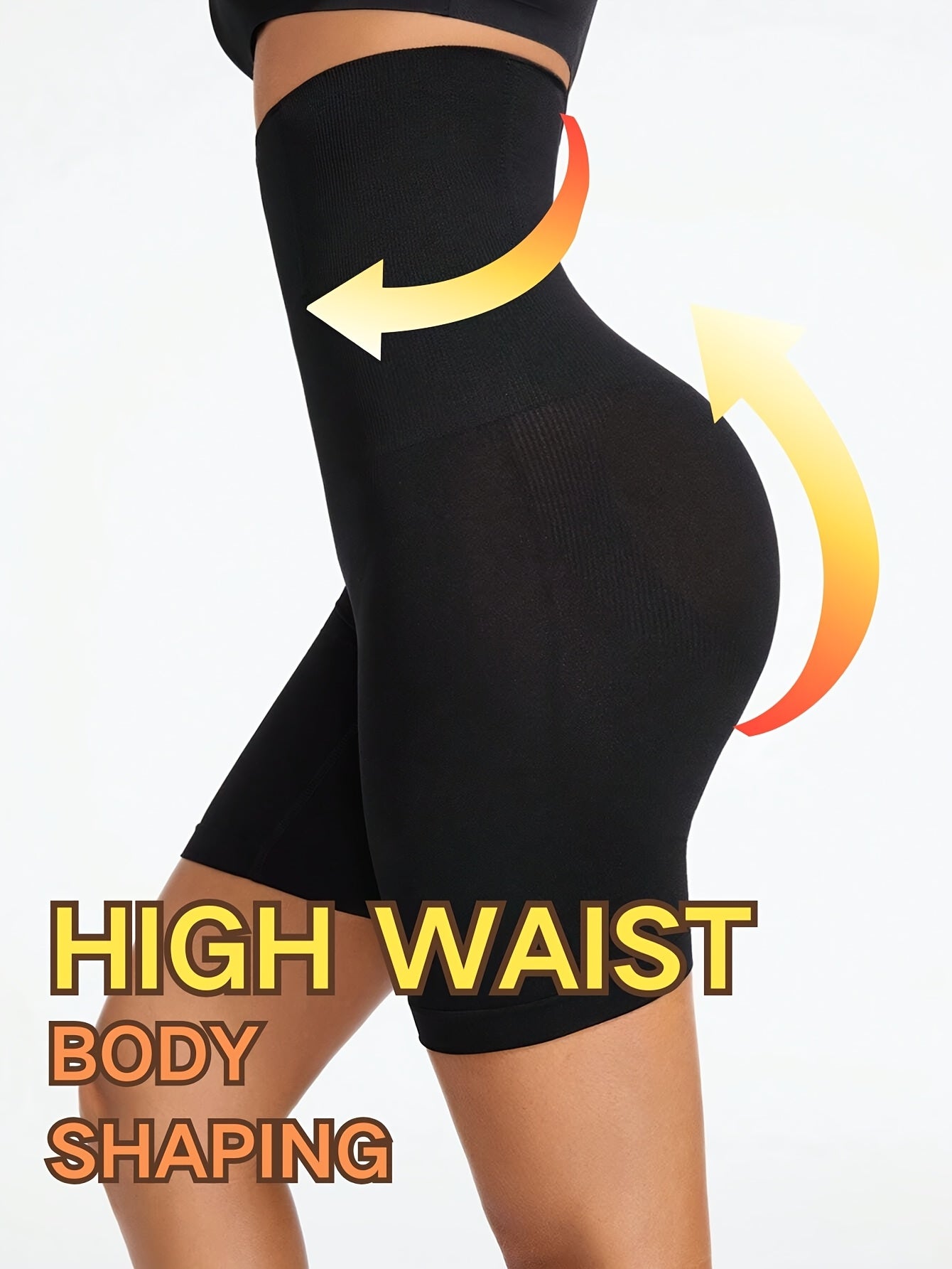 Women’s Seamless High Waist Shapewear Shorts Tummy Control Butt Lifting Slimming