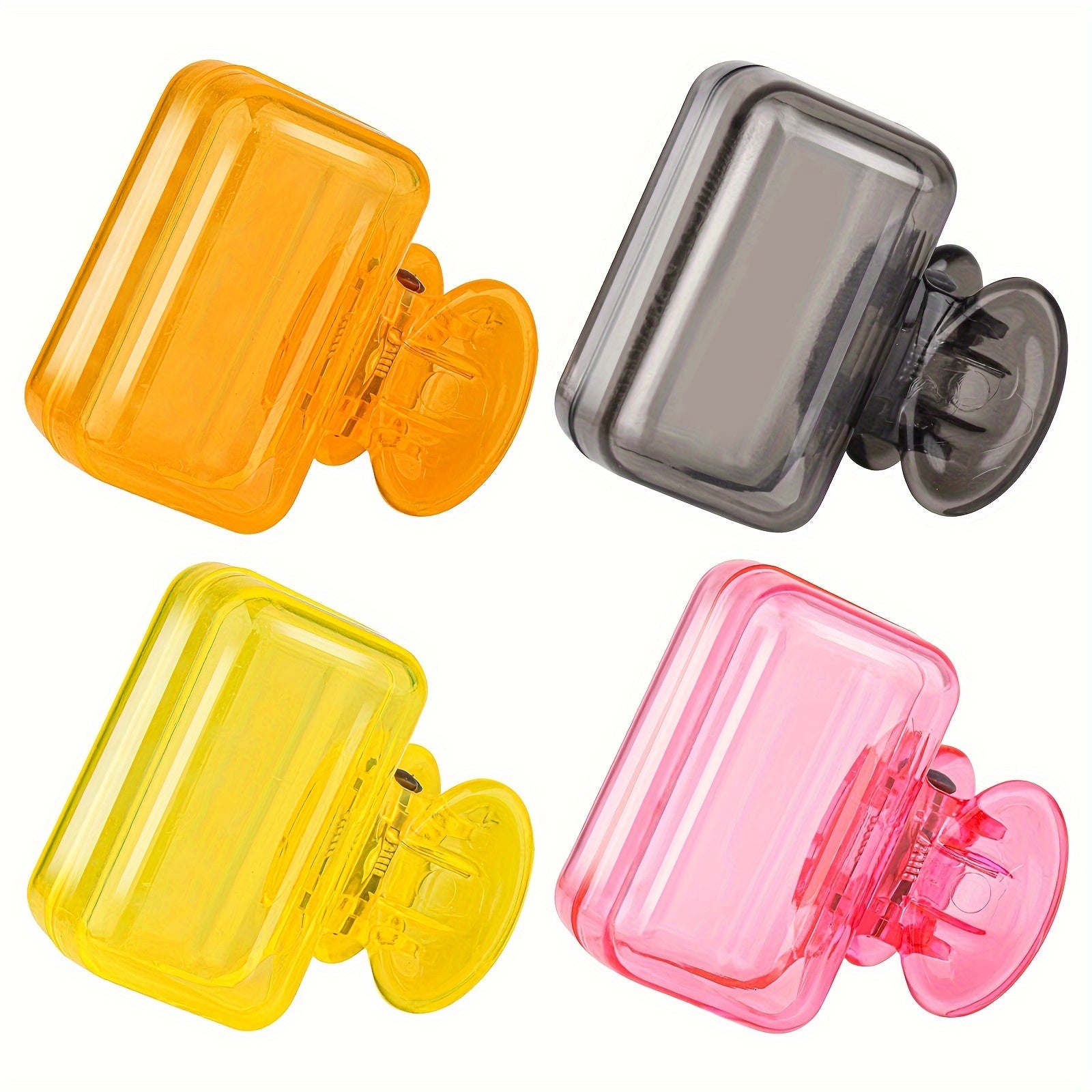 4 Pack Portable Toothbrush Head Cover Case Storage Box Toothbrush Protector Blue