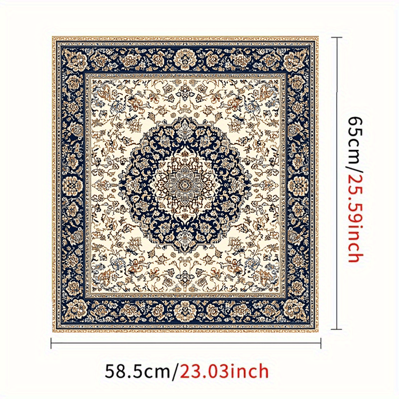 Fors tilida qoplangan idish-tovoq magnitli gull naqshli suv o'tkazmaydigan yog'ga chidamli 58.5x65cm dekorativ qopqoq