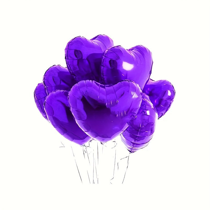 10 Heart-Shaped Foil Balloons for Valentine's Day Birthdays Weddings and Parties