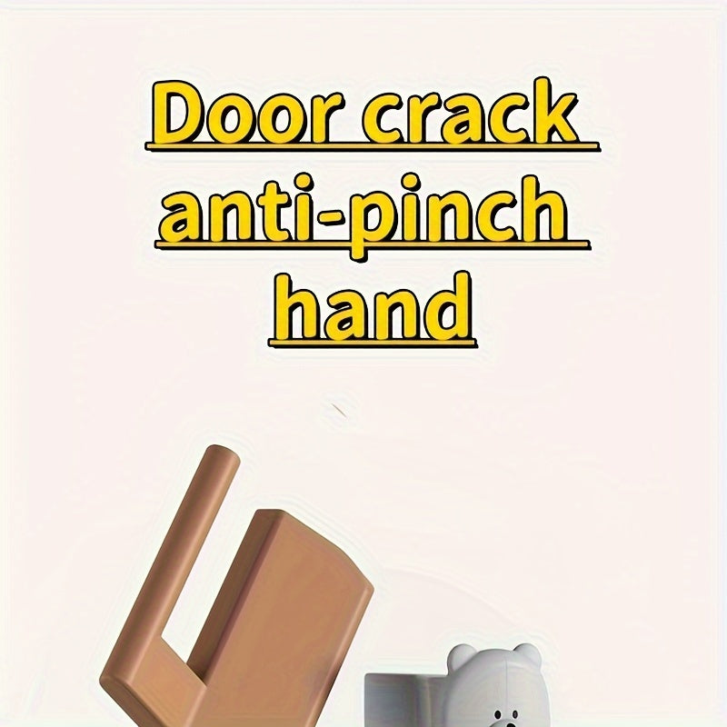 Child Safety Door Stopper BPA-Free Plastic Rotating Anti-Pinch Hinge Lock Assorted Colors