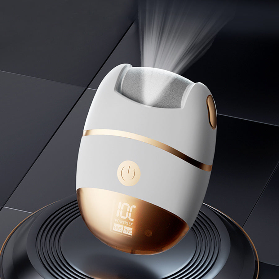 Molinillo eléctrico recargable para pies con batería de litio, dos velocidades, inalámbrico, luz LED