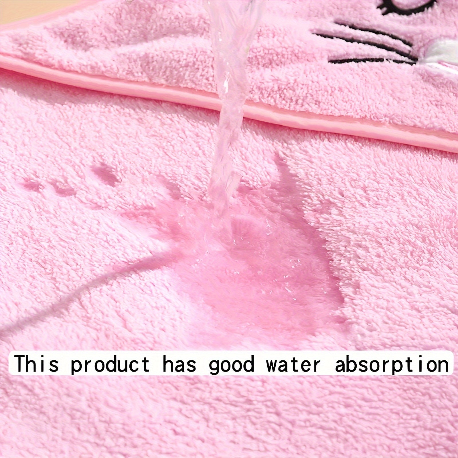 Kids Hooded Towels Microfiber Cartoon Animal Design for Children 0-8