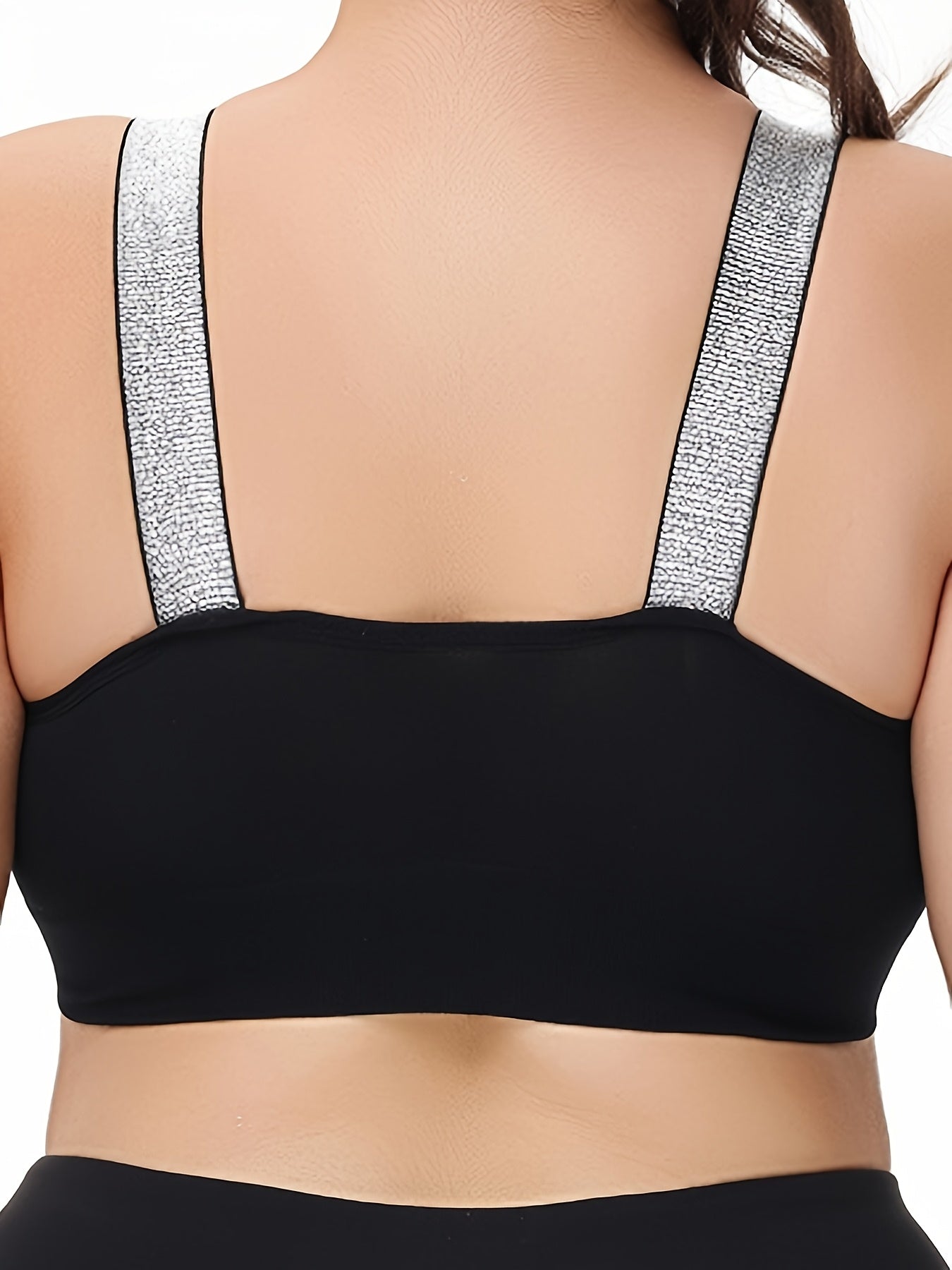 Women's Seamless Breathable Mesh Sports Bra No-Wire Yoga Plus Size