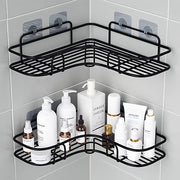 Bathroom Storage Rack No-Drill Wall Mount Organizer for Kitchen and Bathroom