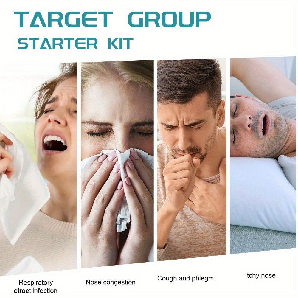 Nasal Breathing Expansion Kit with 4 Nose Clips Magnetic Picker and 30 Magnetic Stickers for Comfortable Fit