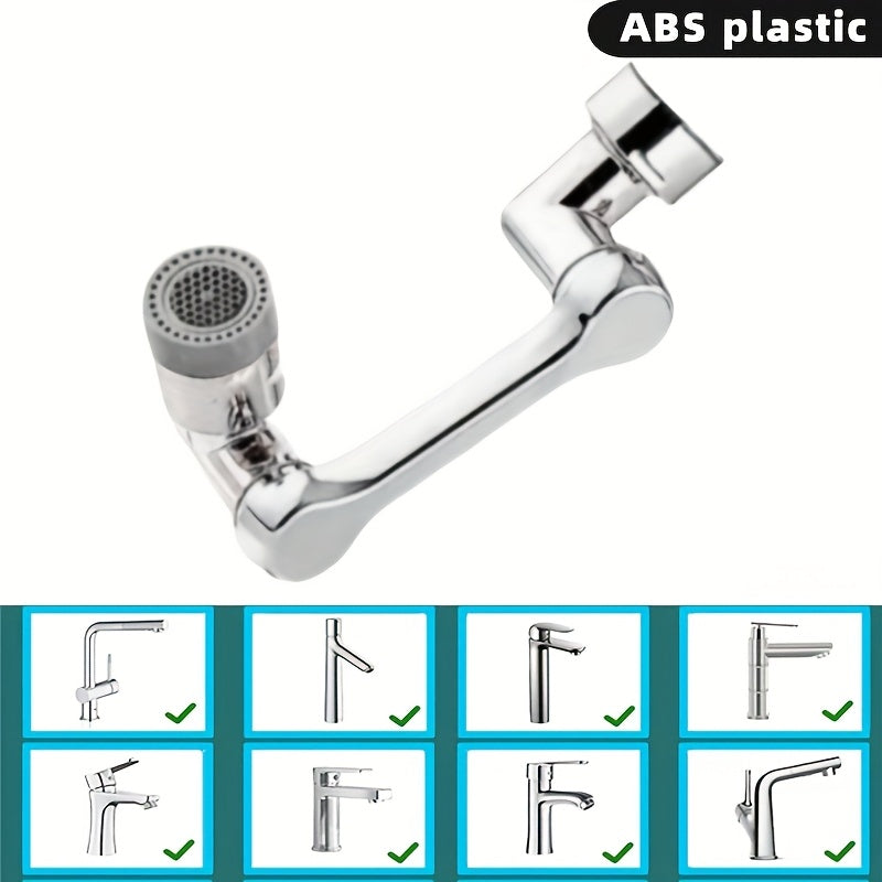 Adjustable Water Flow Faucet Aerator with Rotating Two Spray Modes for Kitchen Bathroom