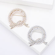 Elegant Rhinestone Brooch Pin Irregular Shape Jewelry for Women