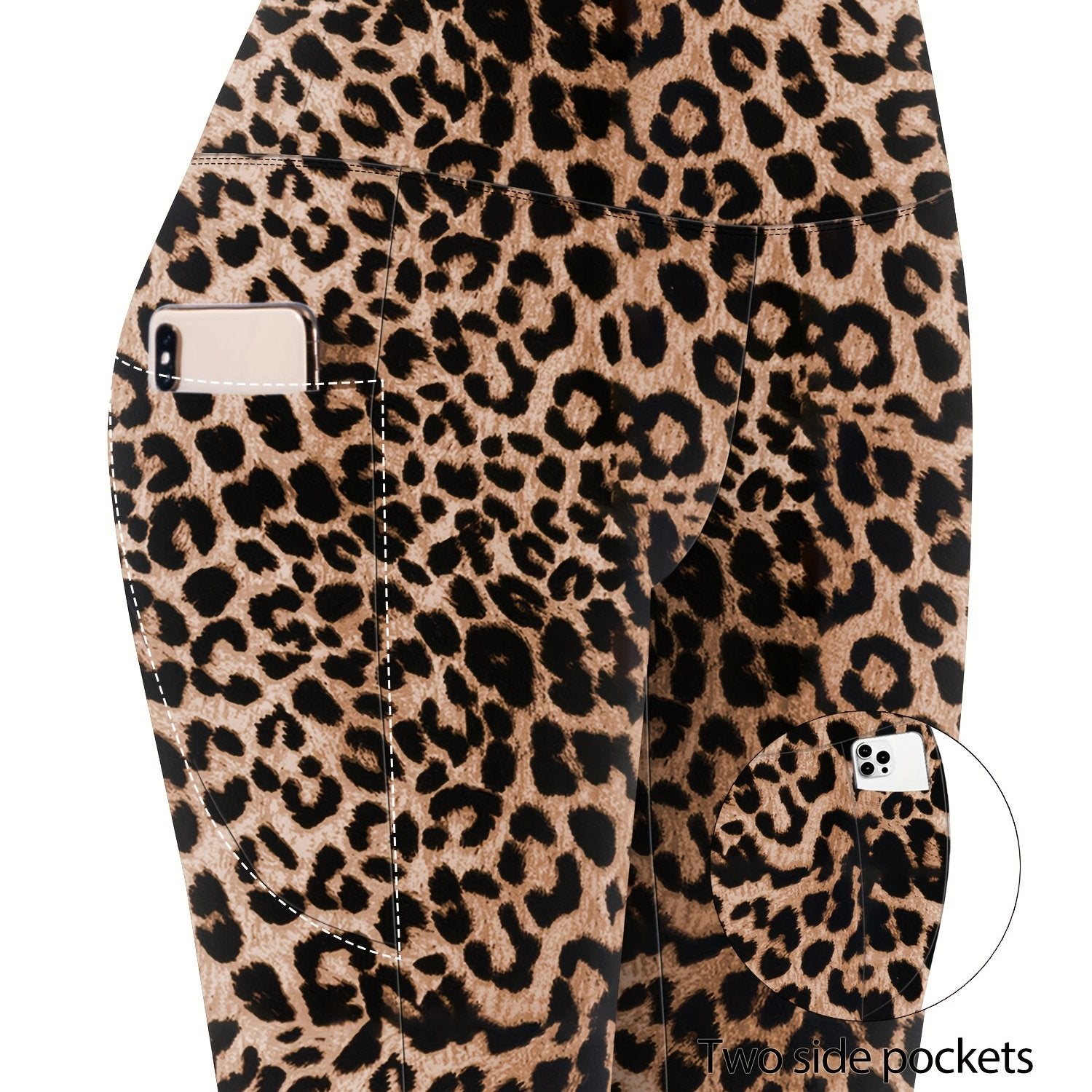 Plus Size High-Waisted Shorts With Pockets Spring Summer Denim Women