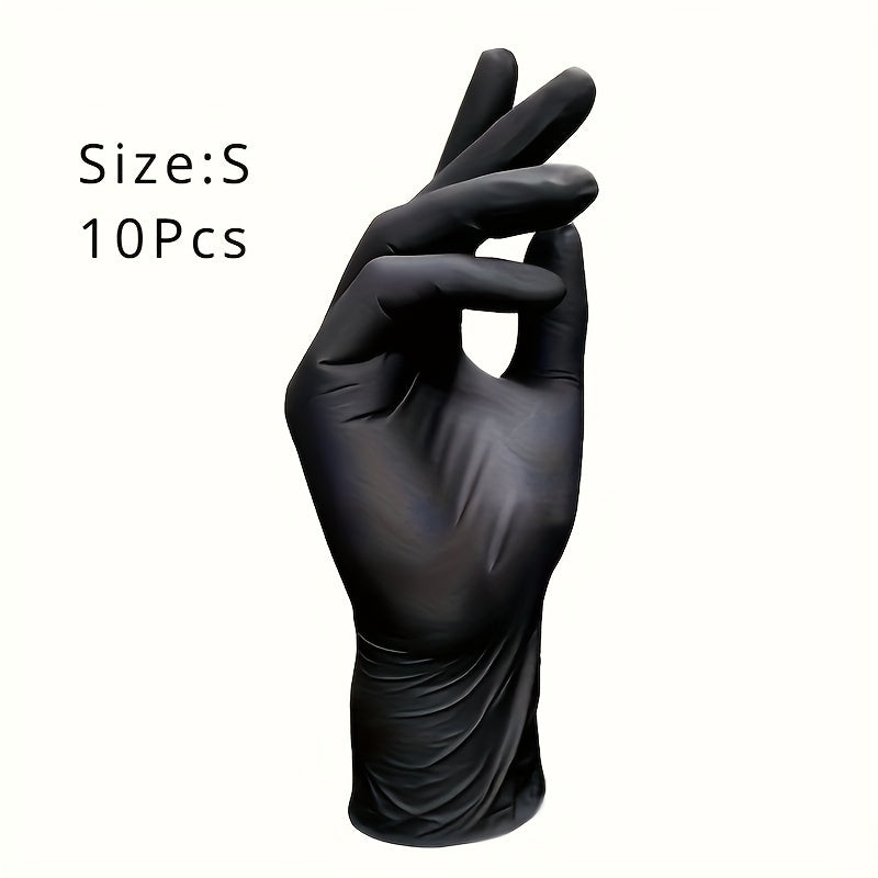 Nitrile Gloves Waterproof Latex-Free Extra-Strong Non-Slip Grip 10 Pack