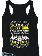 Ladies Plus Size V-Neck Vest Top with Stretch Casual Solid