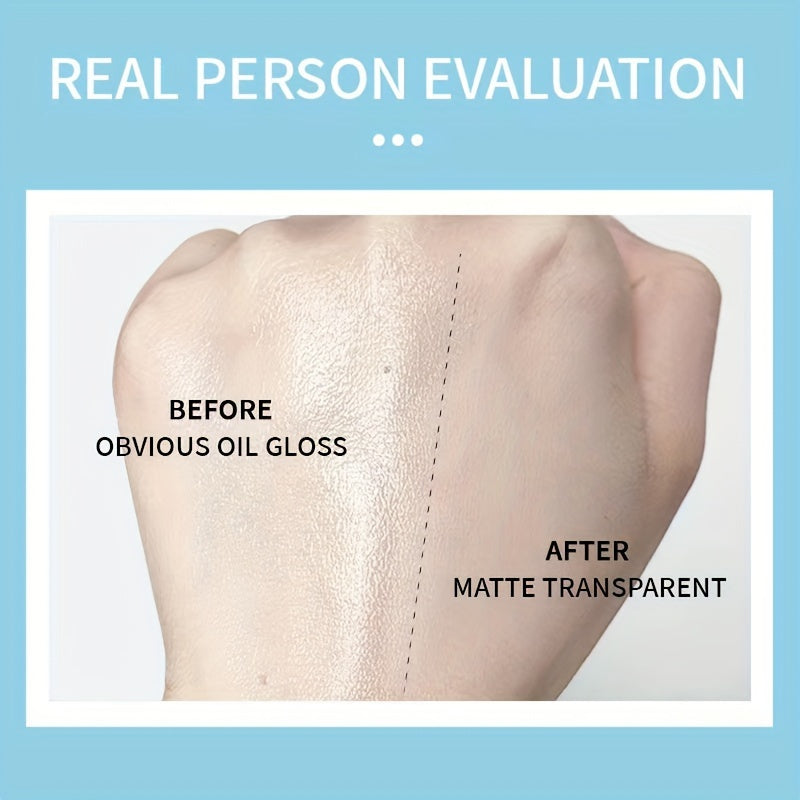 Colorless Oil-Control Setting Powder for Long-Lasting Waterproof Matte Makeup