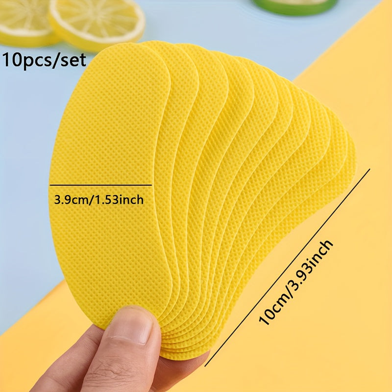 Unisex Sweat Absorbing Insole Stickers 10/20/30 Pcs for Shoes