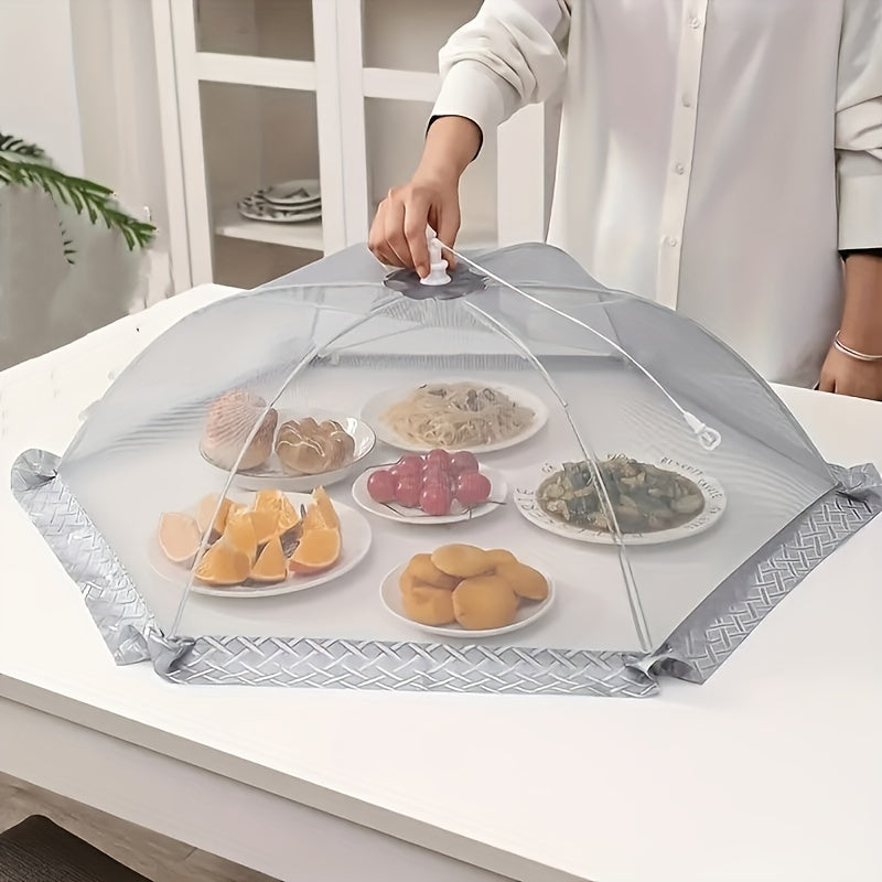 Adjustable Mesh Food Cover Foldable Reusable Dining Table Protector
