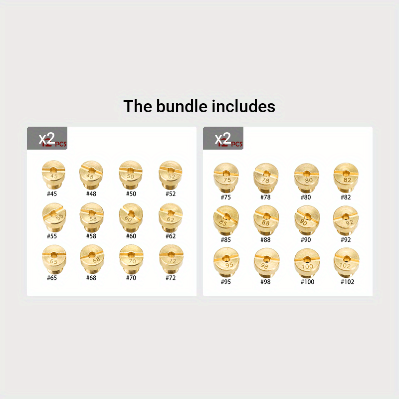 SHA PHBG Performance o‘rniga 12 dona M5 tishli karbürator jeti