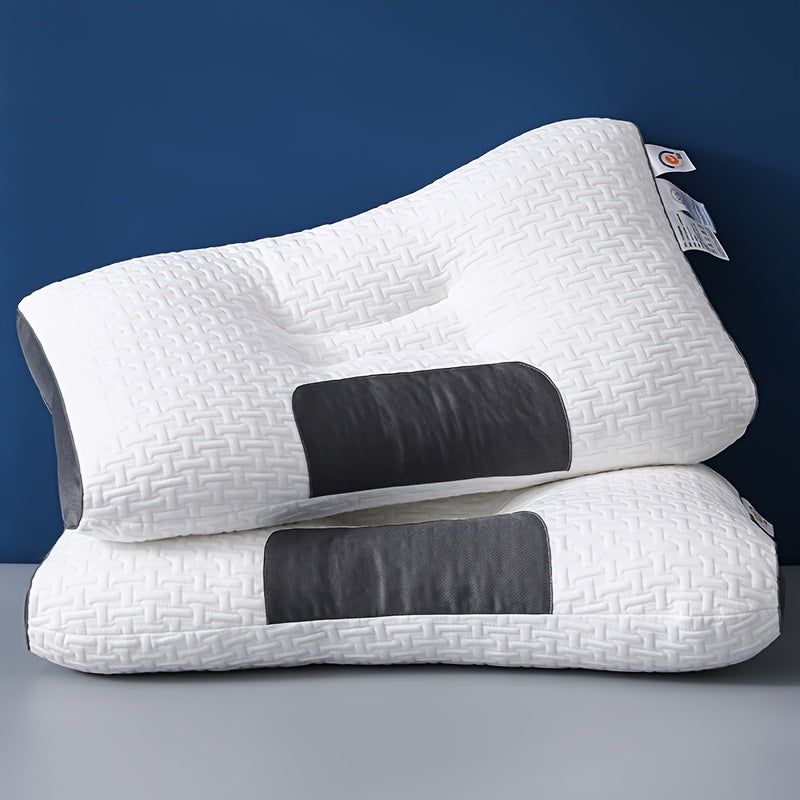 Knitted Neck Support Pillow for Sleep Massage Moisture Absorption Breathable Bedroom Living Room Decor