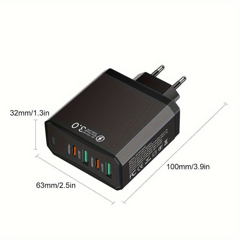 iPhone 15 16 Pro Max va Samsung PD QC3.0 uchun 40W tez zaryadlovchi USB C zaryadlovchi