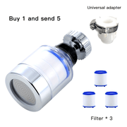 Water-Saving Shower Head with Built-In Filter and Pressure Boost Technology