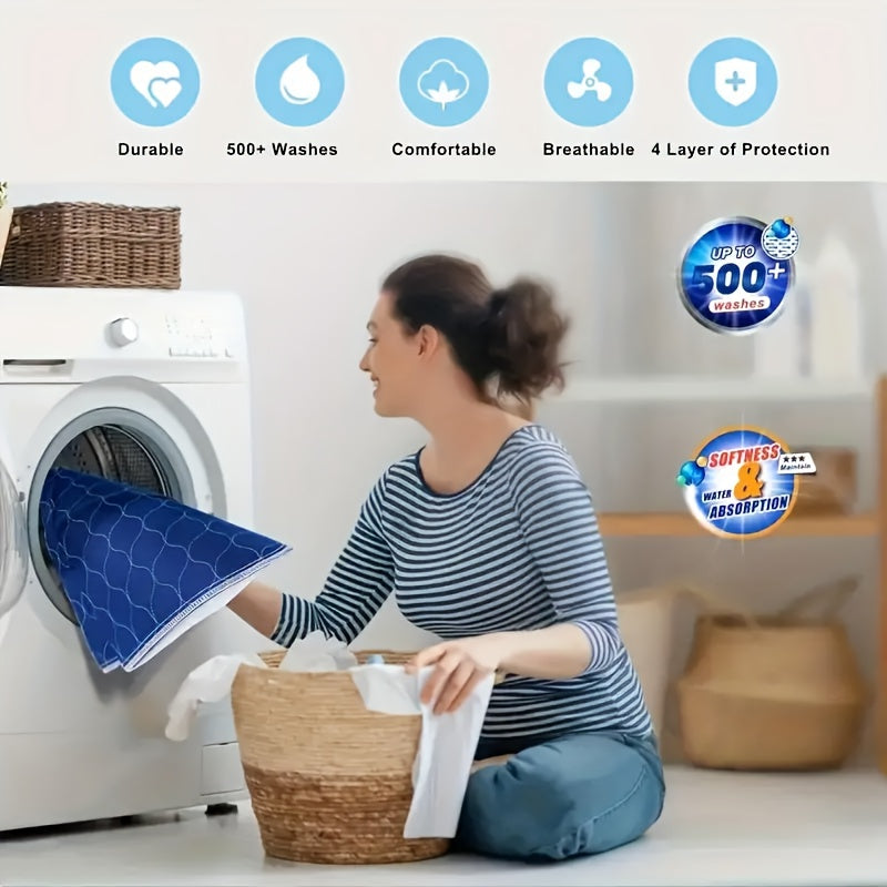 Reusable Waterproof Diaper Pad for Menstrual, Incontinence, Nursing, Pet Use