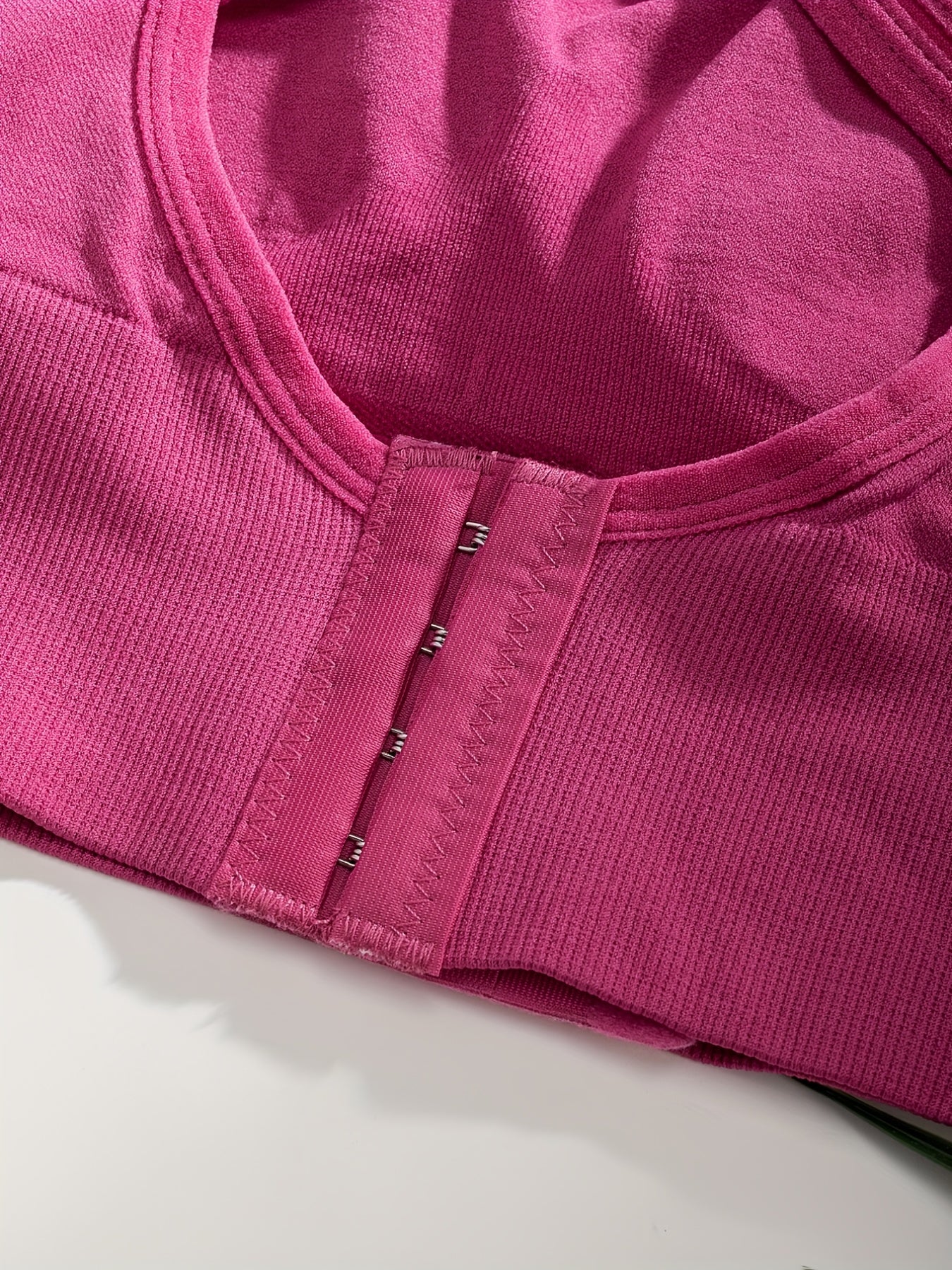 Women's Plus Size Sports Bra Yoga Gym Support Removable Padding Gray