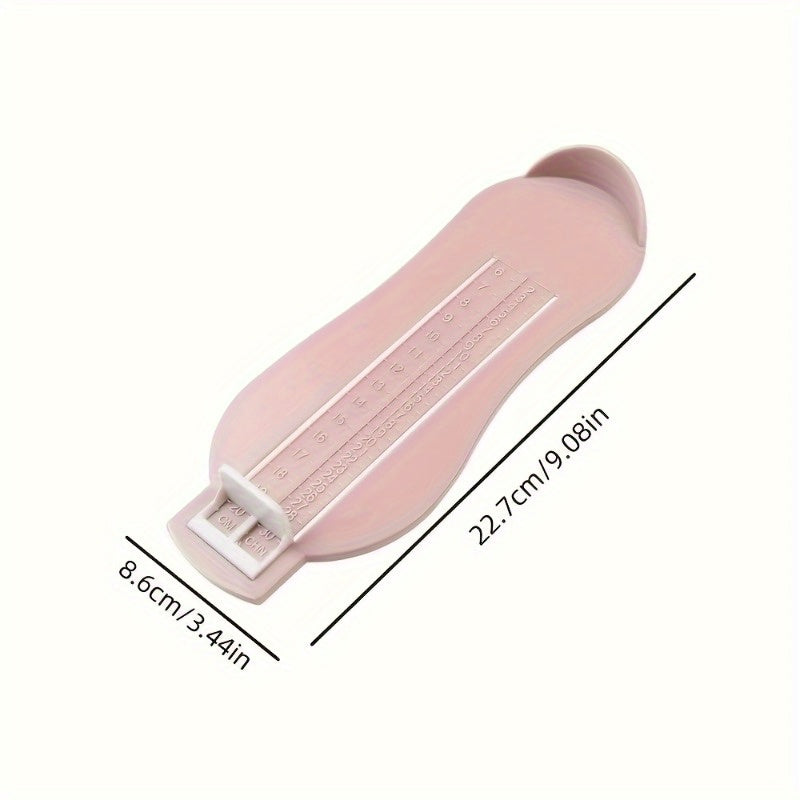 Kids Foot Measuring Device Plastic Shoe Sizer for Youngsters Green White