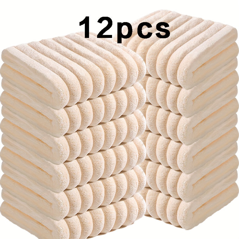 6/12 To'plam Coral Fleece Sochi To'plami Yumshoq O'zlashtiruvchi O'zgaruvchan Bo'lmagan Hammom uchun Quvnoq